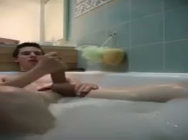 Big cum in the bath